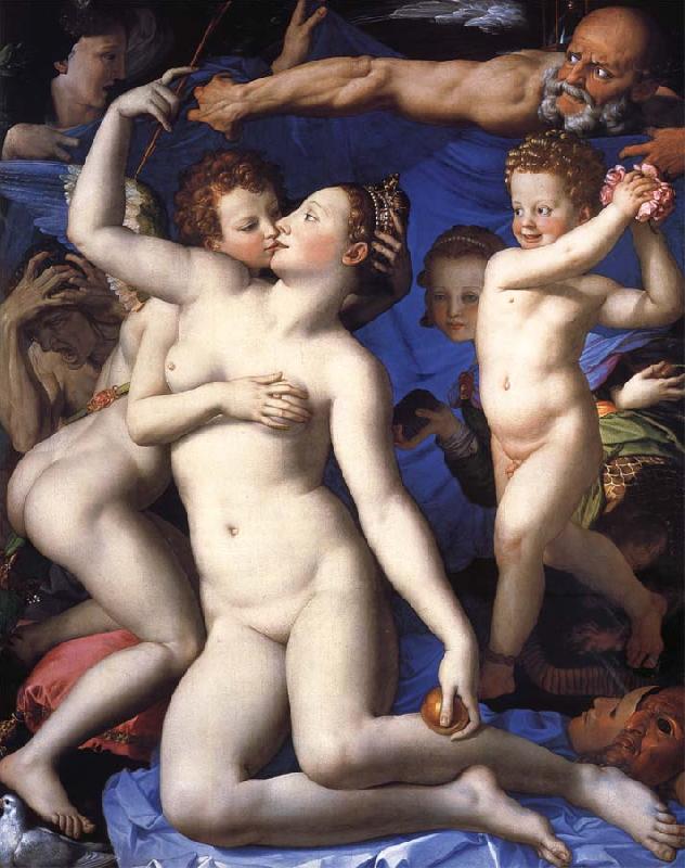 Agnolo Bronzino An Allegory with Venus and Cupid oil painting image